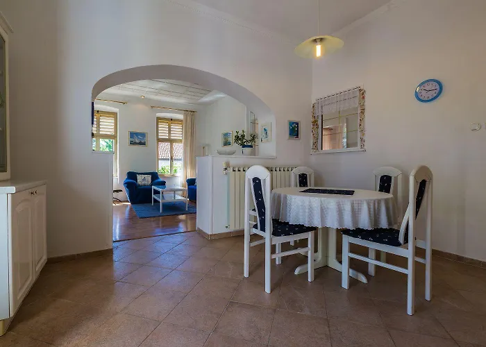 Apartament Mediterranes Nur 500 Meter Zum Mit Blick Auf Den Fluss Dubracina Crikvenica